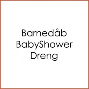Barnedb/BabyShower Dreng