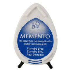 Memento Dew Drop Ink &amp; Pad  Danube Blue