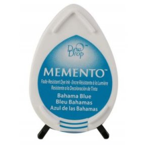 Memento Dew Drop Ink & Pad  Bahama Blue