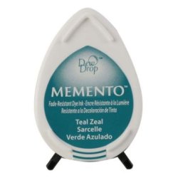 Memento Dew Drop Ink &amp; Pad Teal Zeal