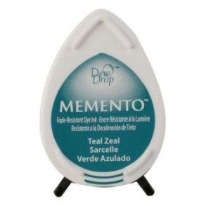 Memento Dew Drop Ink & Pad Teal Zeal
