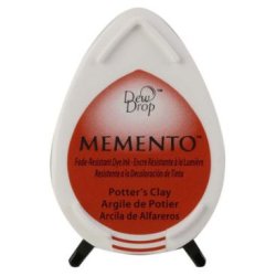 Memento Dew Drop Ink &amp; Pad Potters Clay