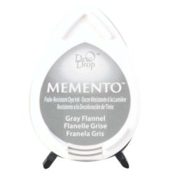 Memento Dew Drop Ink &amp; Pad Gray Flannel
