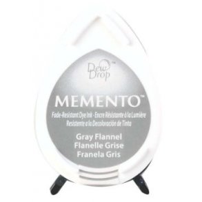 Memento Dew Drop Ink & Pad Gray Flannel