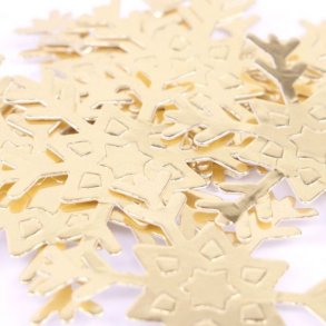 Jul Dekoration Snefnug Metal Guld - 2020489