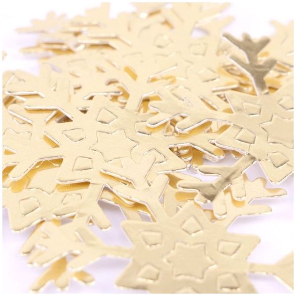 Jul Dekoration Snefnug Metal Guld - 2020489