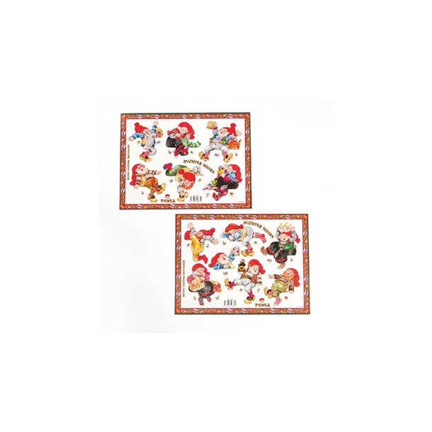 Jul Kravlenisser Muntre Nisser 30x40cm/2ark - 5986