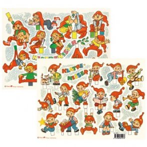 Kravlenisser Nissebrn  30x40 cm/2ass. ark - 6010