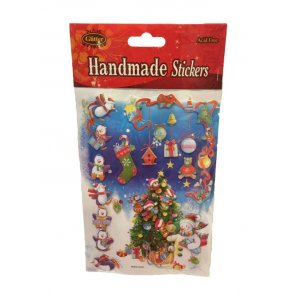 STICKERS JUL 3D HNDLAVET 