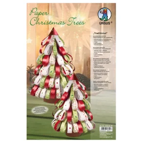 URSUS Paper Christmas Trees Traditional / Papir Juletr Traditional