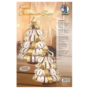 URSUS Paper Christmas Trees Glamour / Papir Juletr Glamour