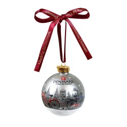 Glas Julekugle Cykler Denmark Stole My Heart 