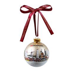 Glas Julekugle Danmark 