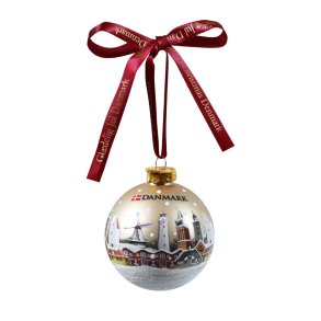 Glas Julekugle Danmark 