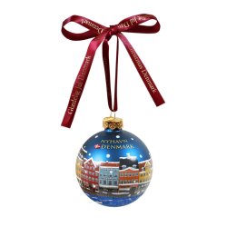 Glas Julekugle  Nyhavn 