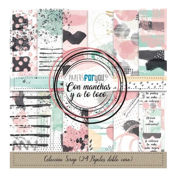 Papers For You Con Manchas Y A Lo Loco Mini Scrap Paper Pack