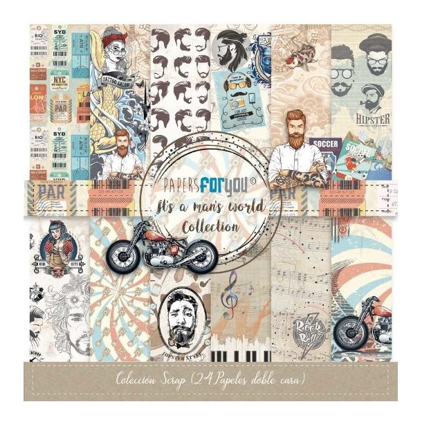 Papers For You It`s a Man`s World Mini Scrap Paper Pack