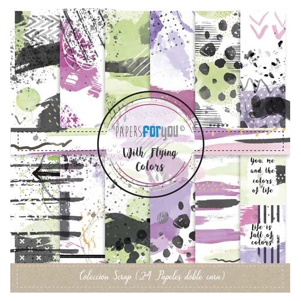 Papers For You With Flying Colors Mini Scrap Paper Pack 