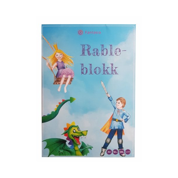 Tegne - Maleblok A4/120g