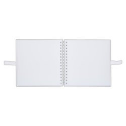 Scrapbog 20x20cm Hvid