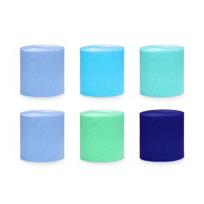 Crepe Papir Bl & Grn 