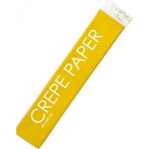Crepepapir Gul 50x250cm