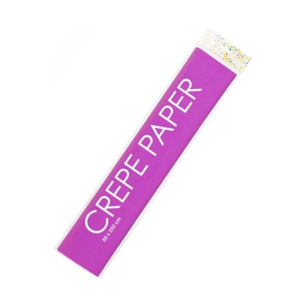 Crepepapir Lilla 50x250cm