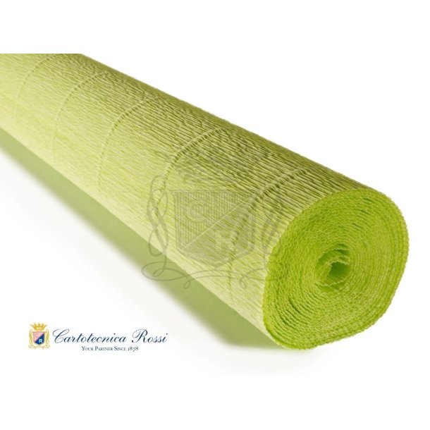 Italiensk Crepepapir / Floristcrepe 180g Acid Green / Syre Grn 558