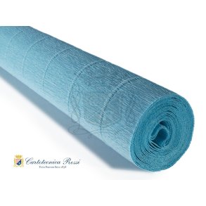 Italiensk Crepepapir / Floristcrepe 180g Azzurro / Lysebl 556