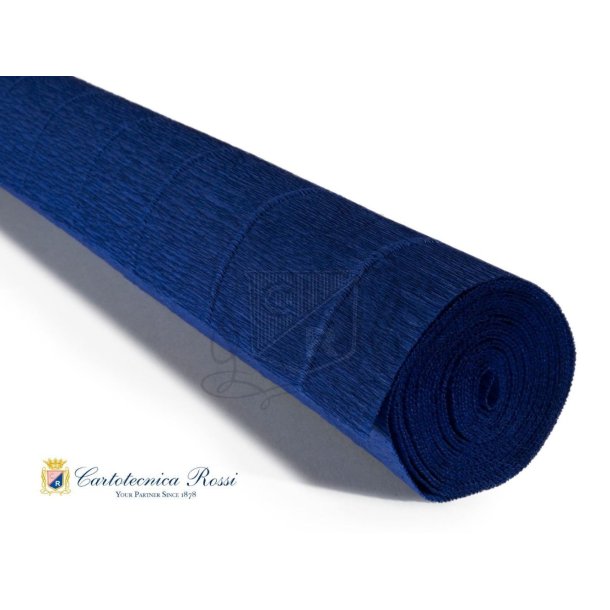 Italiensk Crepepapir / Floristcrepe 180g Blu Notte / Midnatsbl 555