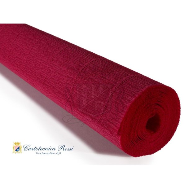 Italiensk Crepepapir / Floristcrepe 180g Carmine Red / Karmin Rd 586