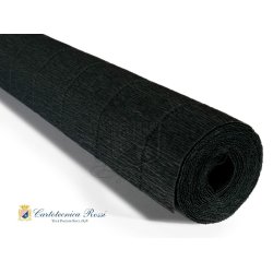 Italiensk Crepepapir / Floristcrepe 180g Nero / Sort 602