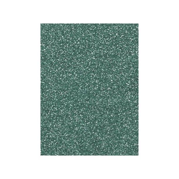 Glitter Karton A4 Mrk Teal