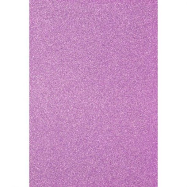 Glitter Karton A4 Lavendel
