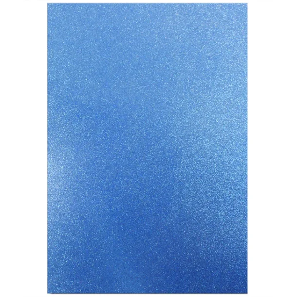 Glitter Karton Kongebl A4