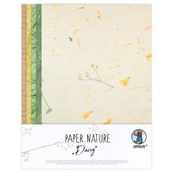 URSUS Natur Papir Daysi 10 ark 23 x 33 cm - 1 ark Natur kraftkarton 250g 26 x 33 cm