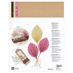 URSUS Natur Papir Leaves / Blade 10 ark 23 x 33 cm - 1 ark Natur kraftkarton 250g 26 x 33 cm