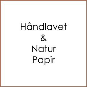 H&aring;ndlavet / Natur Papir