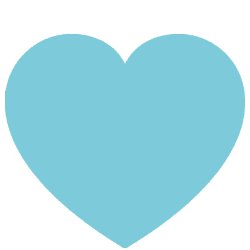 Karton Hjerter Mellem 50 stk - Flere Farver