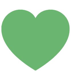 Karton Hjerter Mellem 50 stk - Flere Farver