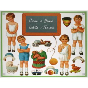 Pkldningsdukker Bog Anni & Hans