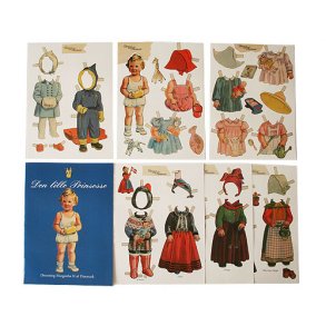 Pldningsdukker Den Lille Prinsesse Dronning Magrethe II Af Danmark