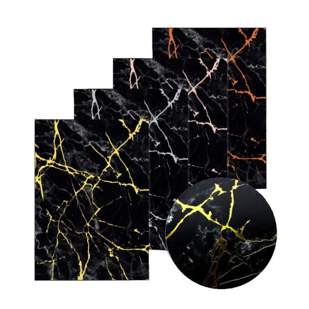 Folie Marble Sort  Karton Blok 250g - 16 Ark A4