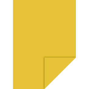 Papir Genbrugspapir Solgul 130g - A4