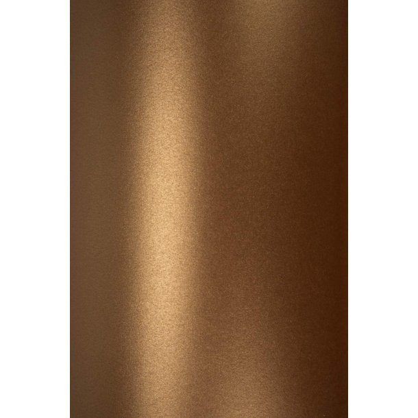 Perlemors Papir 120g Guldbrun A4