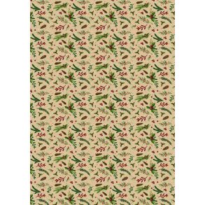 Transparent Pergament Papir Julestemning A4/ 115g