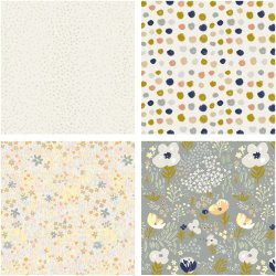 Origami - Foldepapir Udformet Natur / Crafted Nature 15x15 cm /70g / 50 Ark