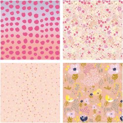 Origami - Foldepapir Udformet Natur / Crafted Nature 15x15 cm /70g / 50 Ark