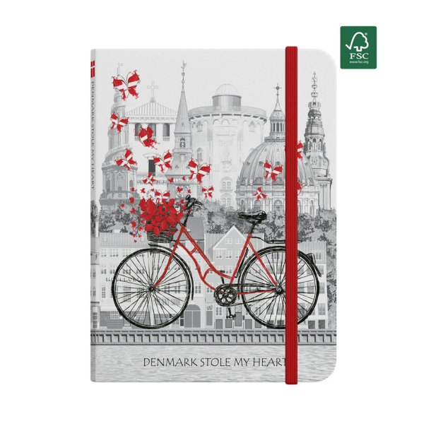 Notesbog Denmark Stole My Heart Linjeret A6