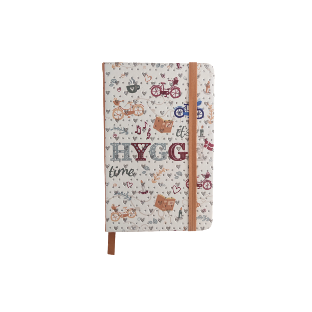 Notesbog Hygge Collage Med Rhinsten Linjeret A6